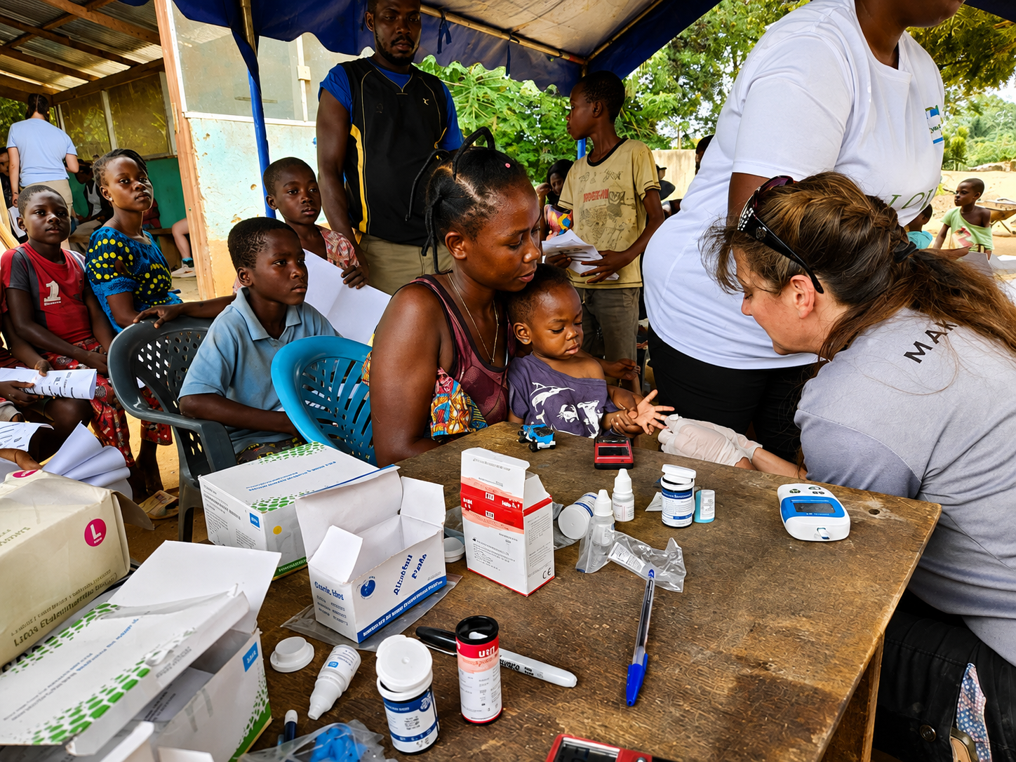 Healthcare worker in Ghana