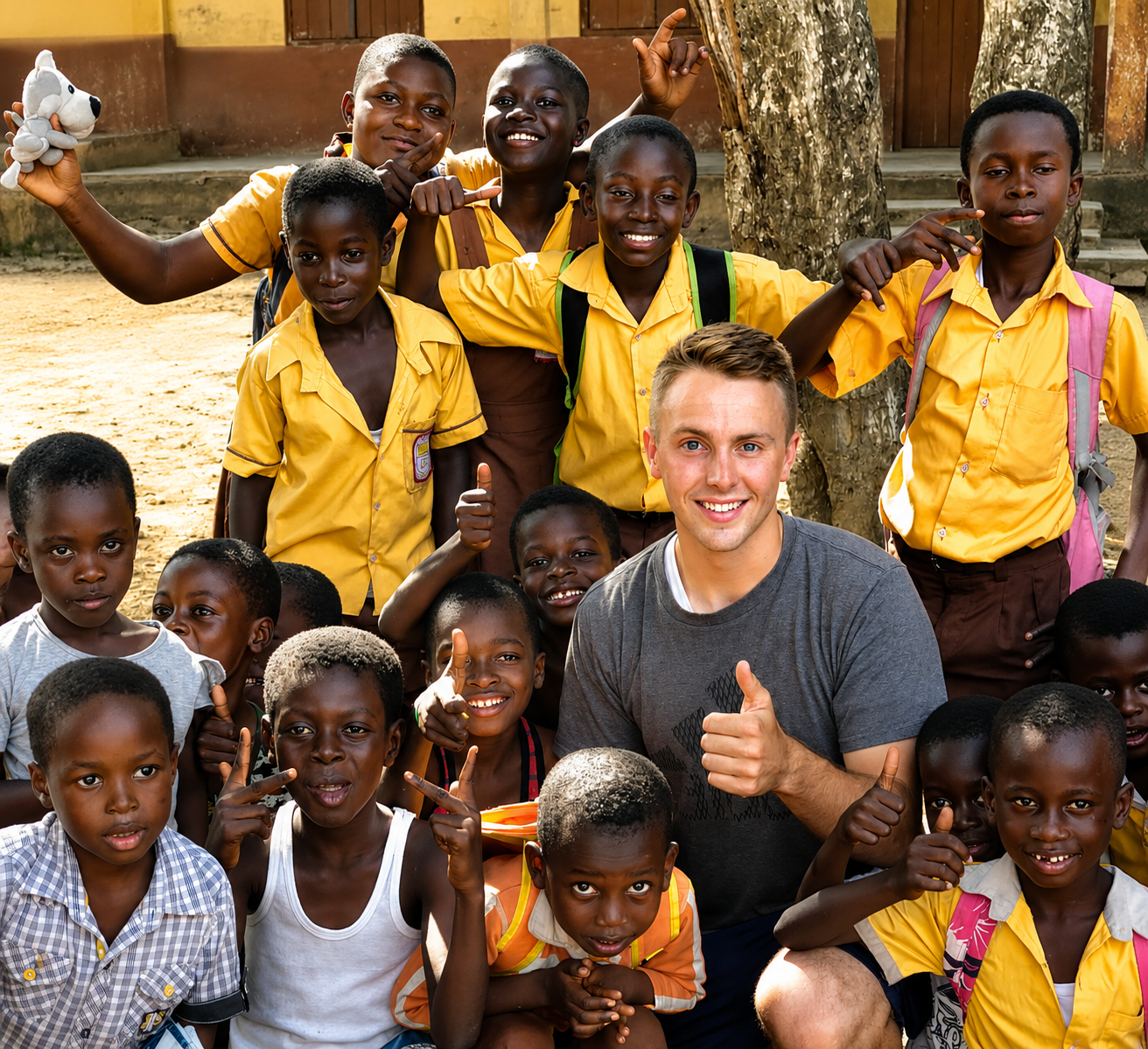 School children in Ghana